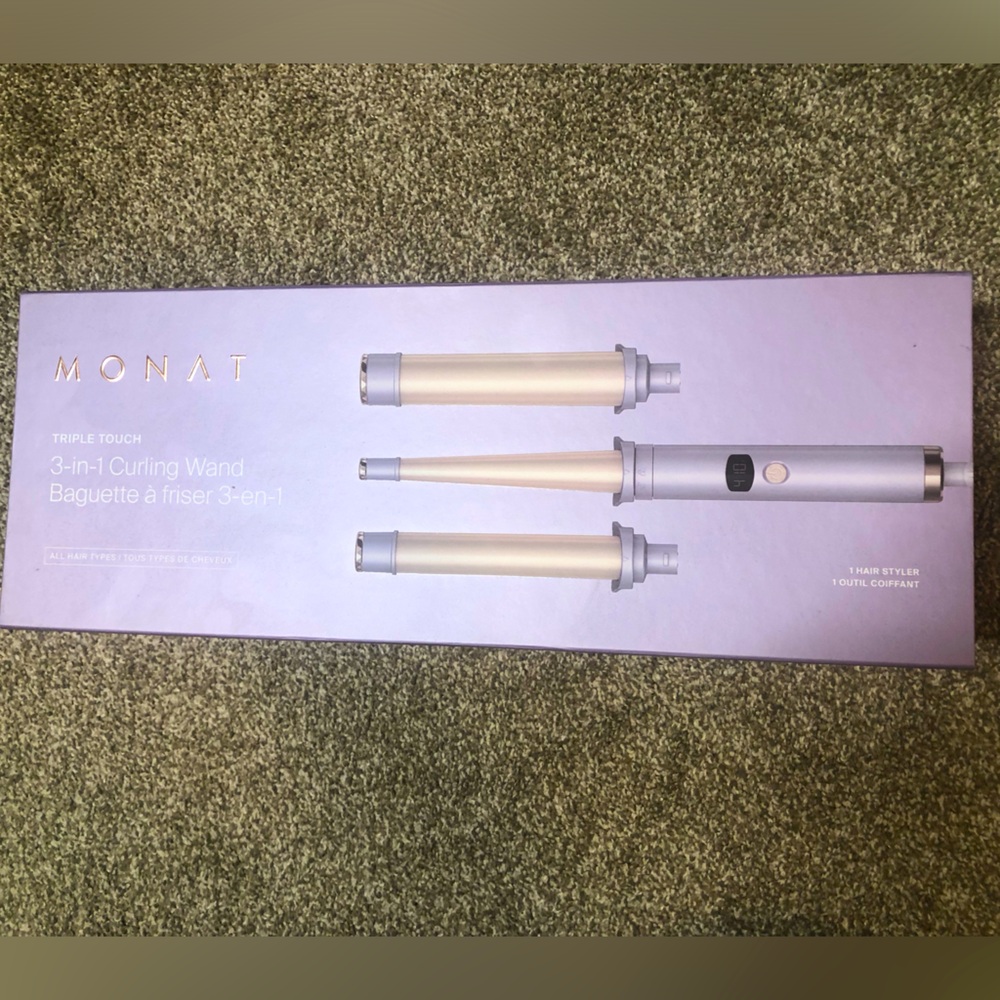 MONAT 3 in 1 curling wand